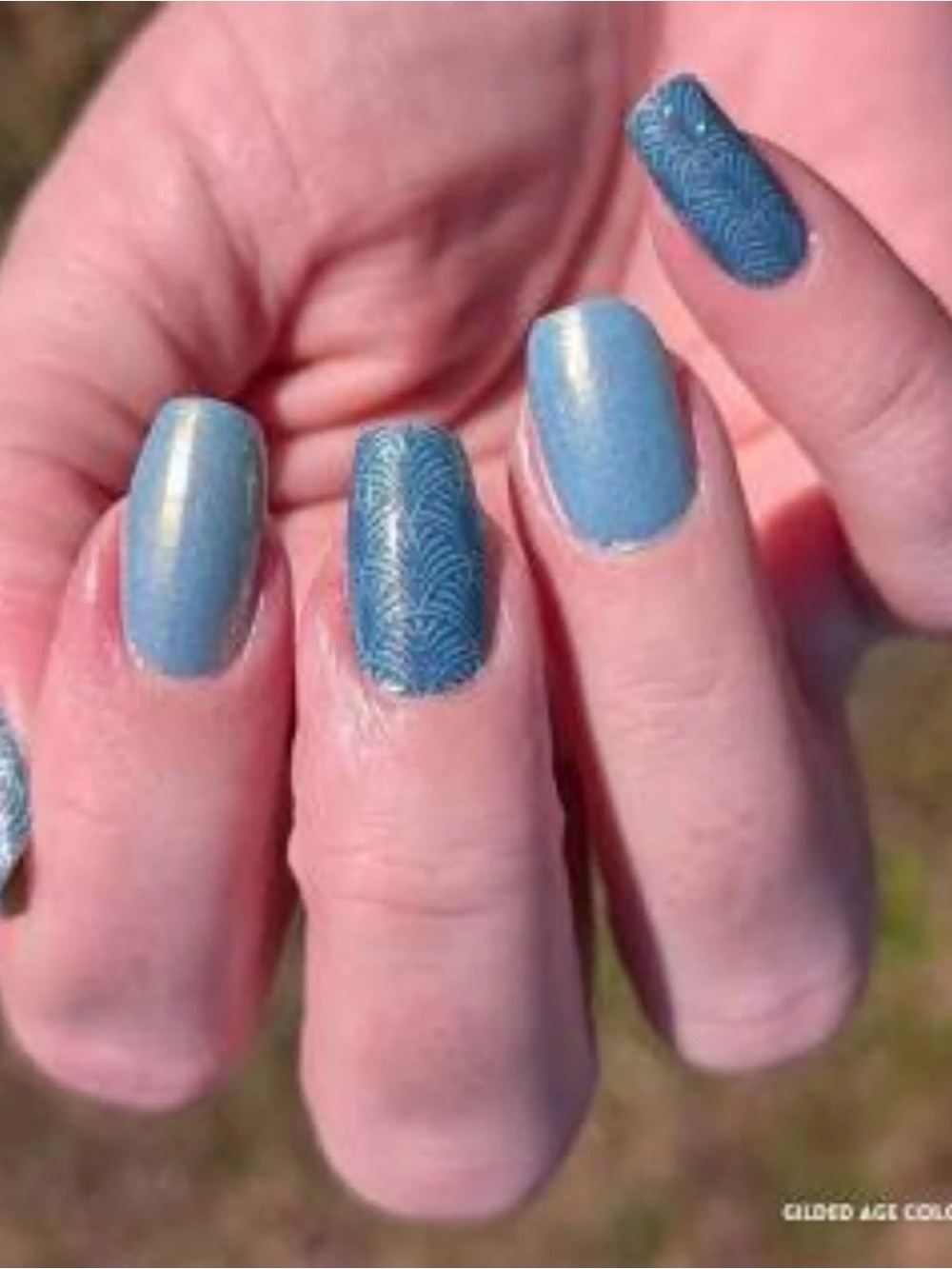 🔮 $5 Add-on. Color Street Blue Nail Polish Strip - Luxe Dècor